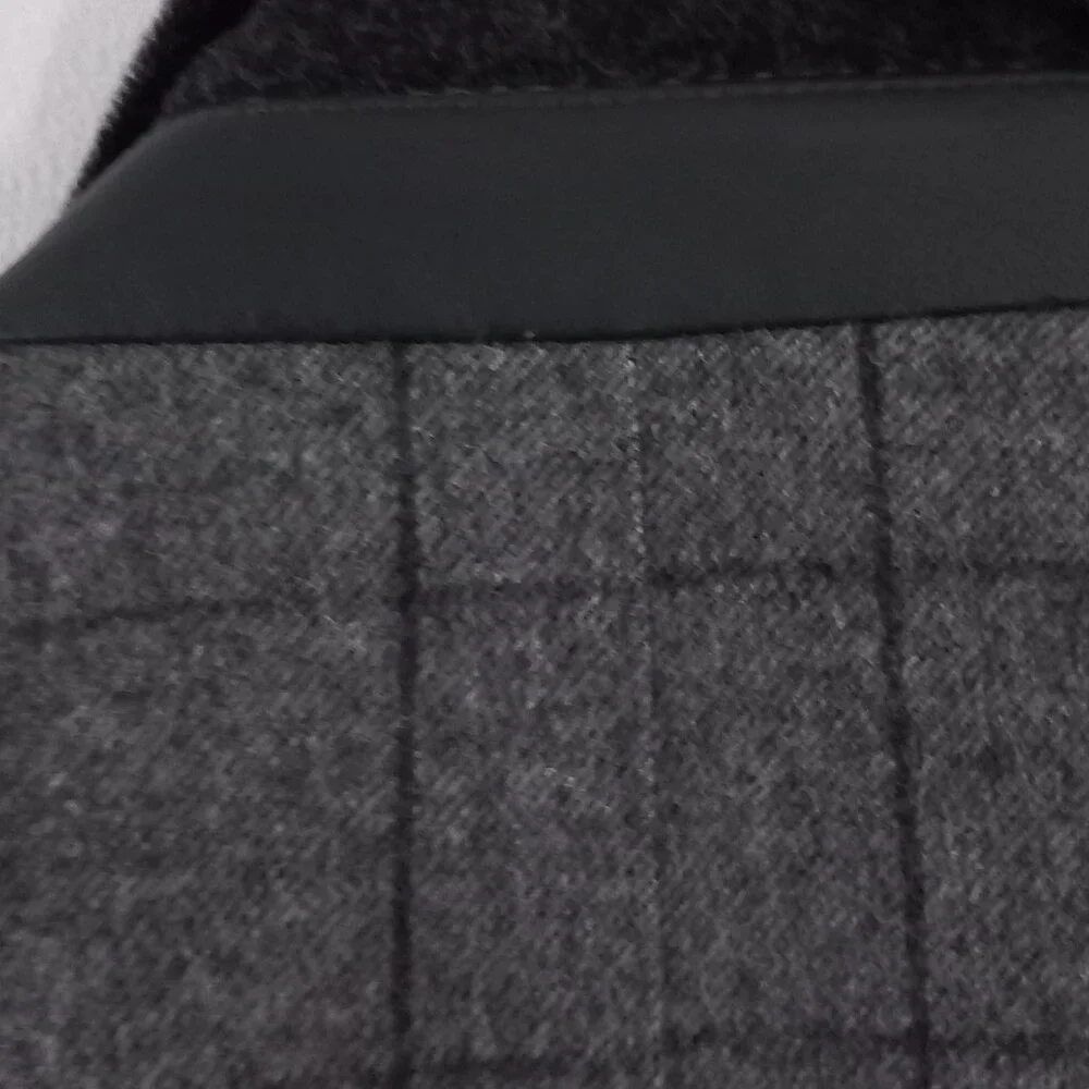 ERMENEGILDO ZEGNA thin wool grey windowpane check suit jacket blazer - Picture 14 of 16